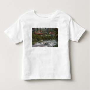 Exterior View of Shasta RetreatMt. Shasta, CA Toddler T-Shirt