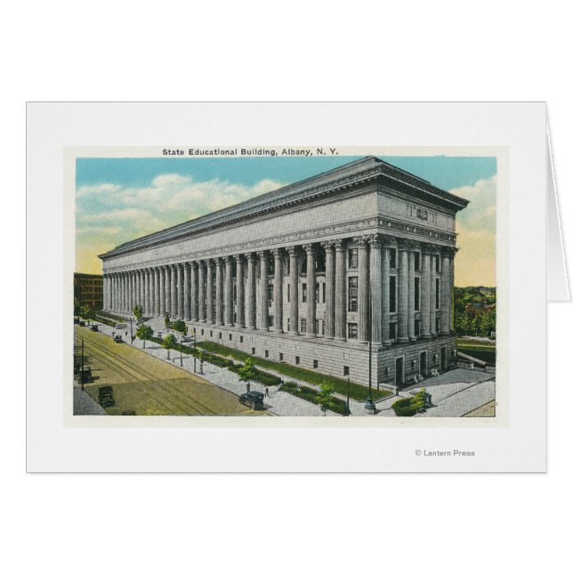 Exterior View of State Educational Building (Front Horizontal)