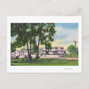Exterior View of Tam O'Shanter Country Club Postcard
