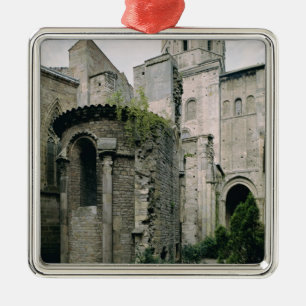 Exterior view of the apsidiole of the Abbey Metal Tree Decoration