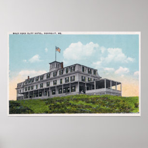 Exterior View of the Bald Head Cliff Hotel Poster