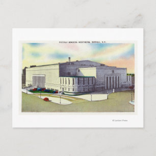 Exterior View of the Buffalo Memorial Postcard