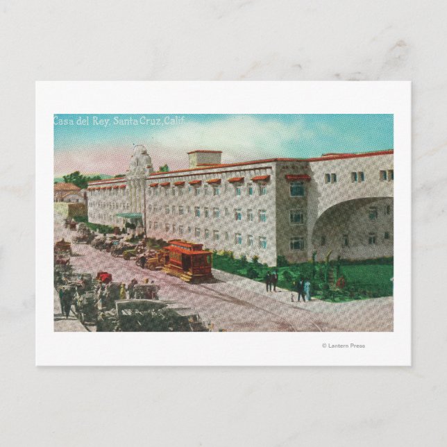 Exterior View of the Casa del Rey # 2 Postcard (Front)