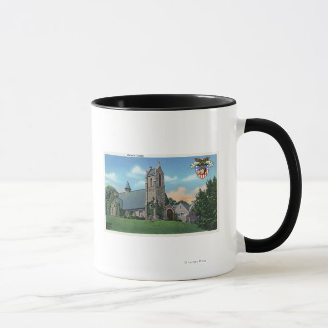 Exterior View of the Catholic Chapel Mug (Right)