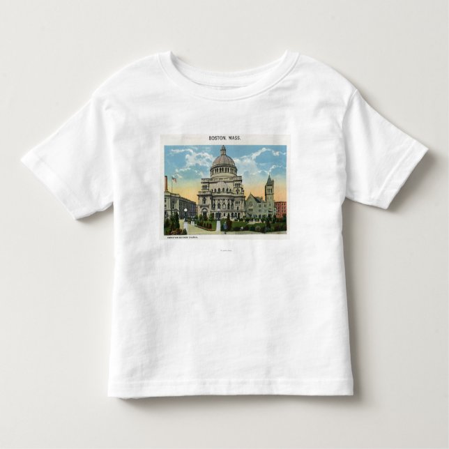 Exterior View of the Christian Science Church Toddler T-Shirt (Front)