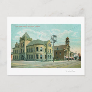 Exterior View of the Court HouseSanta Cruz, CA Postcard