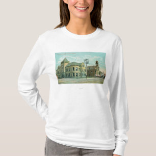 Exterior View of the Court HouseSanta Cruz, CA T-Shirt