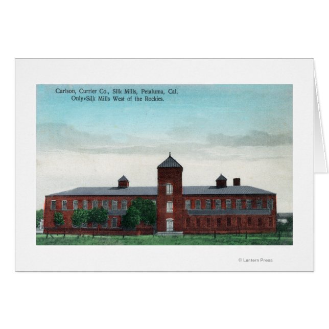 Exterior View of the Currier Co Silk Mills (Front Horizontal)