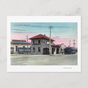 Exterior View of the Electric DepotNapa, CA Postcard
