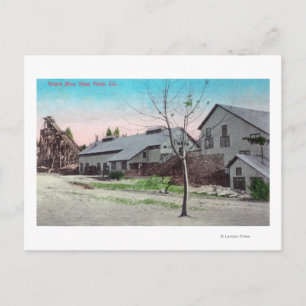 Exterior View of the Empire Mine Postcard