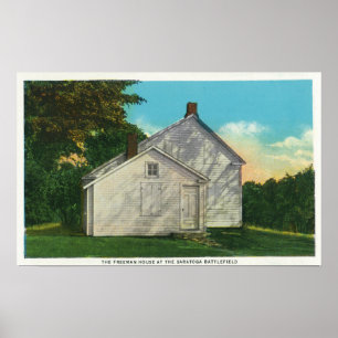 Exterior View of the Freeman House Poster
