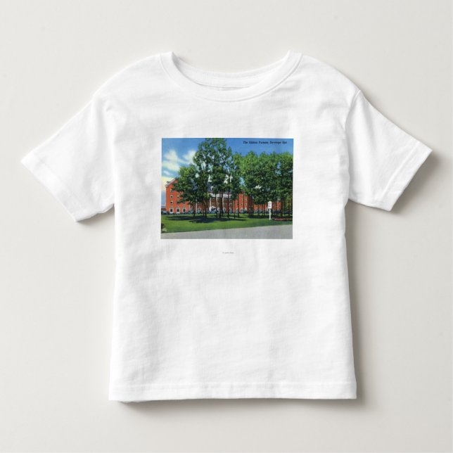 Exterior View of the Gideon Putnam, Saratoga Toddler T-Shirt (Front)