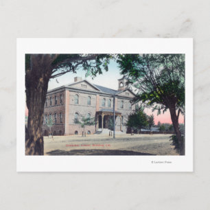 Exterior View of the Grammar SchoolRedding, CA Postcard