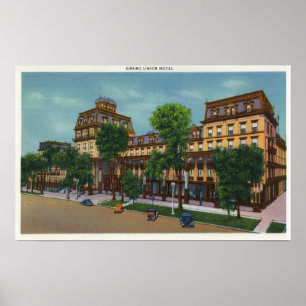 Exterior View of the Grand Union Hotel # 2 Poster