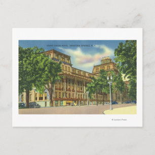 Exterior View of the Grand Union Hotel Postcard
