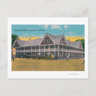 Exterior View of the Greenville Hotel Postcard