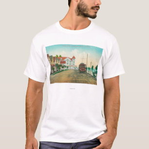 Exterior View of the Hotel Capitola and Cottages T-Shirt
