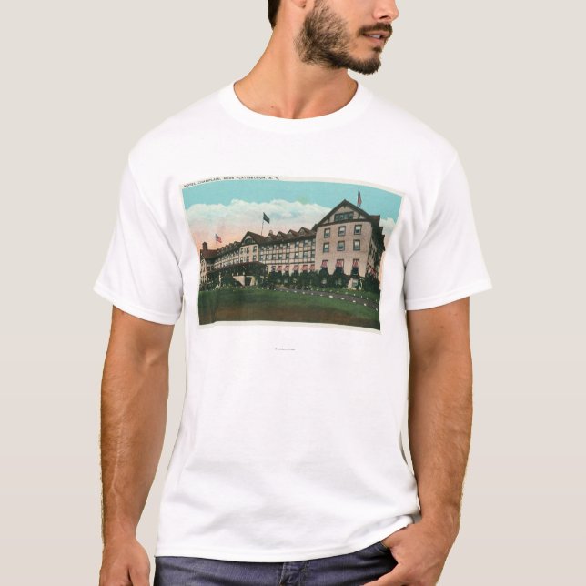 Exterior View of the Hotel Champlain T-Shirt (Front)