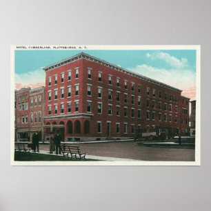 Exterior View of the Hotel Cumberland Poster
