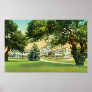 Exterior View of the Hotel del Monte Poster