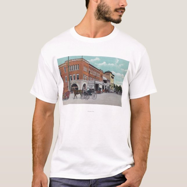 Exterior View of the Hotel JulianWoodland, CA T-Shirt (Front)