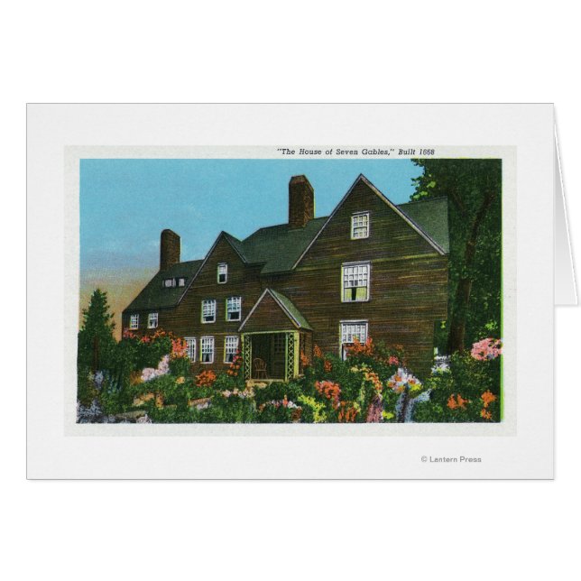 Exterior View of the House of Seven Gables (Front Horizontal)