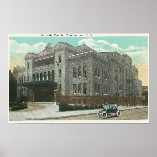 Exterior View of the Kalurah Temple Poster (Front)