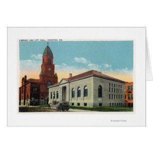 Exterior View of the Library and City Hall