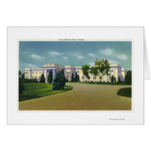 Exterior View of the Lincoln Bath House