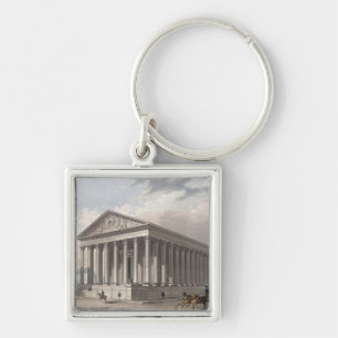 Exterior view of the Madeleine, Paris Key Ring