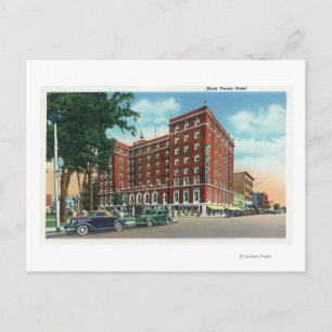 Exterior View of the Mark Twain Hotel Postcard