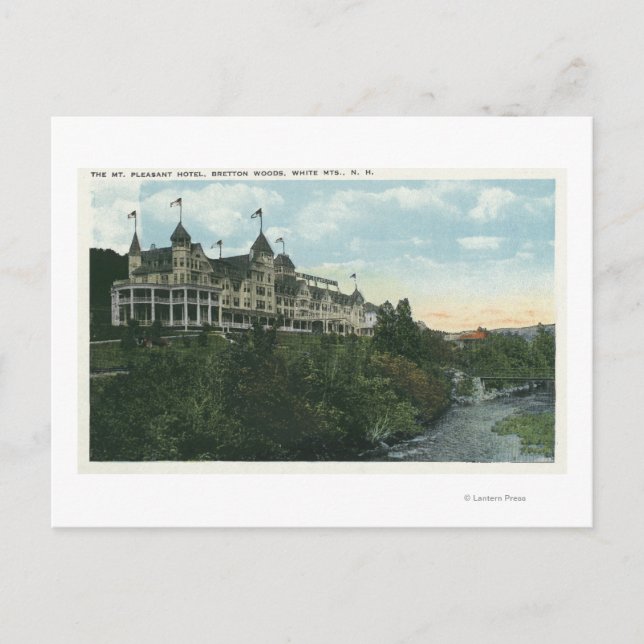 Exterior View of the Mount Pleasant Hotel # 2 Postcard (Front)