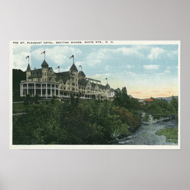 Exterior View of the Mount Pleasant Hotel # 2 Poster (Front)