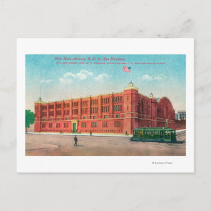 Exterior View of the New State Armoury Bldg Postcard