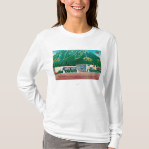 Exterior View of the North Bend Auto Court T-Shirt