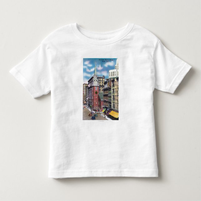 Exterior View of the Old South Meeting Hall Toddler T-Shirt (Front)