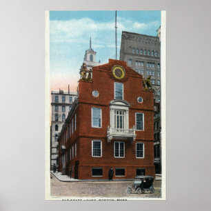 Exterior View of the Old State House # 2 Poster