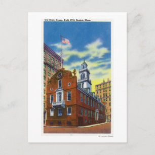 Exterior View of the Old State House Postcard