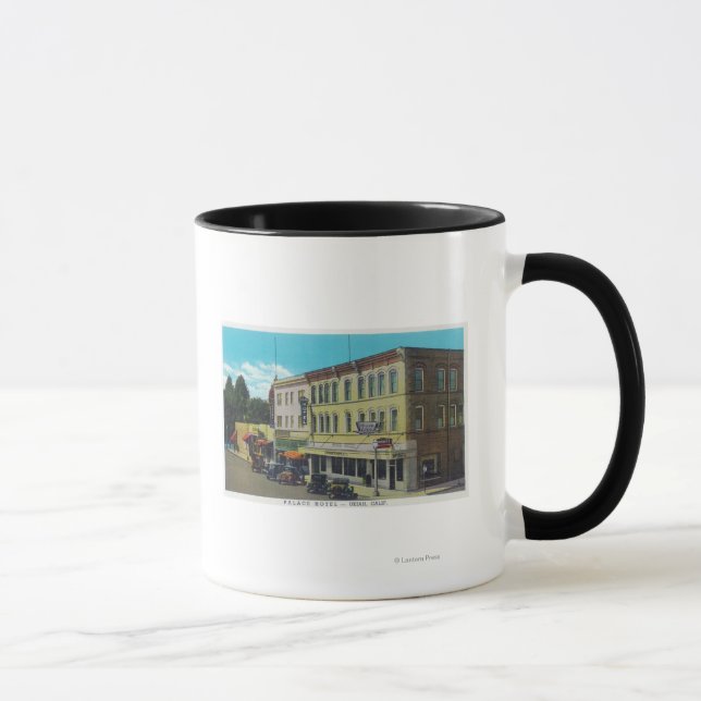Exterior View of the Palace HotelUkiah, CA Mug (Right)