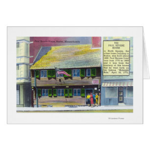 Exterior View of the Paul Revere House