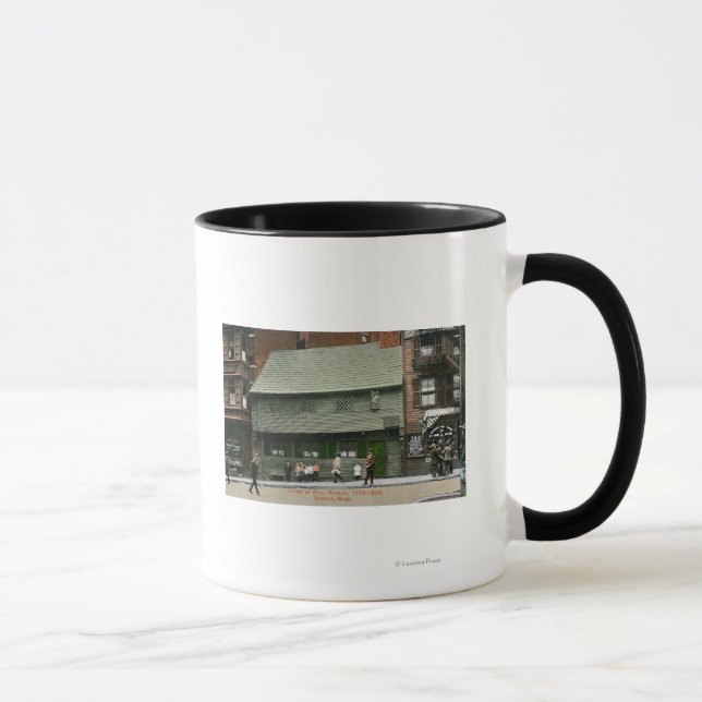 Exterior View of the Paul Revere House # 4 Mug (Right)