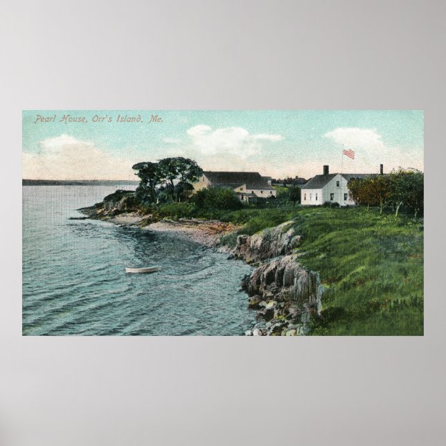 Exterior View of the Pearl House Poster (Front)