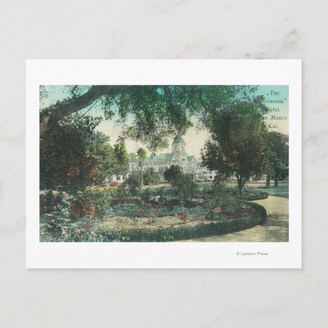 Exterior View of the Peninsula Hotel Postcard (Front)