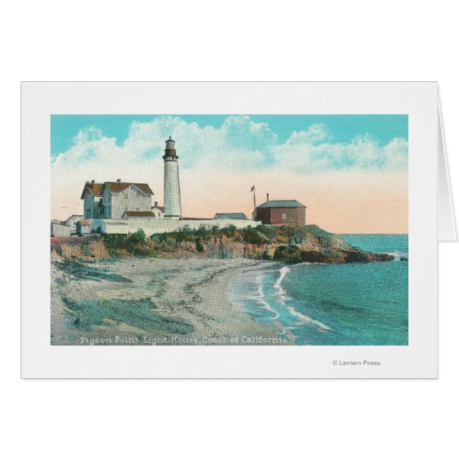 Exterior View of the Pigeon Point Lighthouse (Front Horizontal)