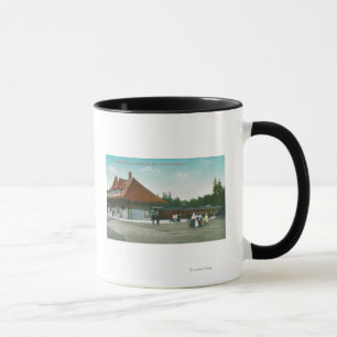 Exterior View of the Railway Station Mug