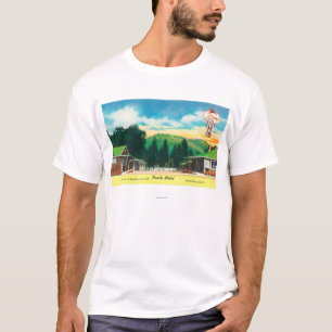 Exterior View of the Rambi MotelLakehead, CA T-Shirt