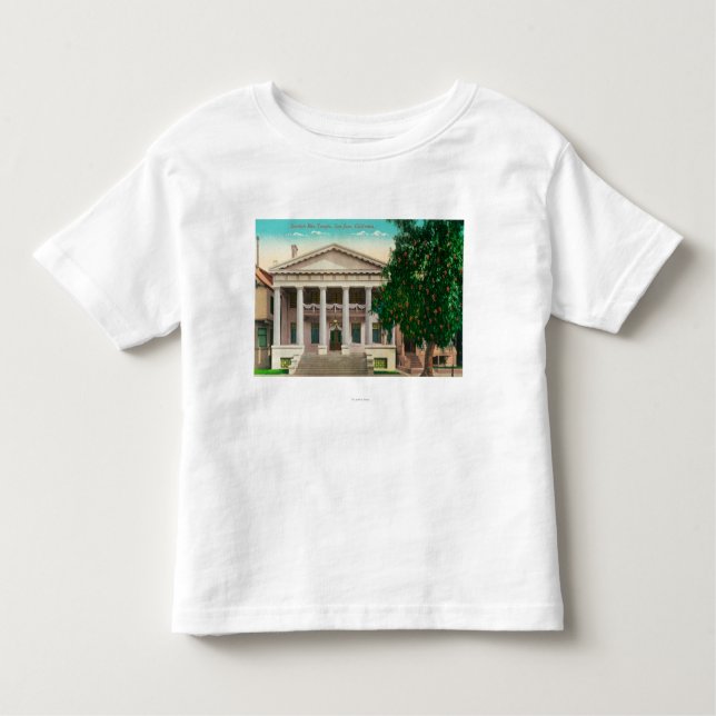 Exterior View of the Scottish Rite Temple Toddler T-Shirt (Front)