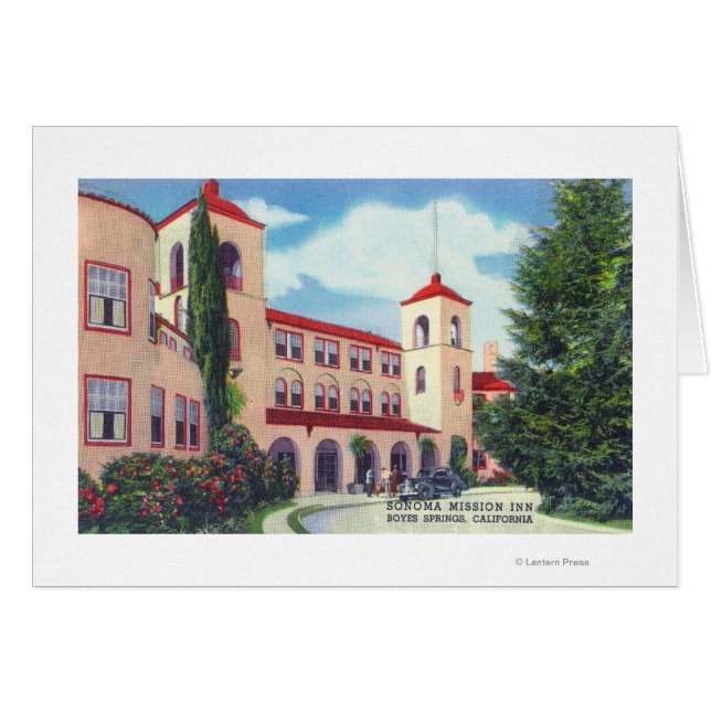 Exterior View of the Sonoma Mission Inn (Front Horizontal)