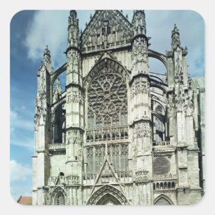 Exterior view of the south facade square sticker