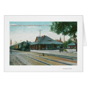 Exterior View of the Southern Pacific Depot